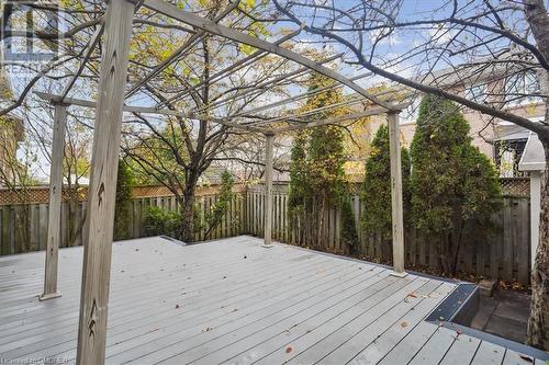 View of wooden terrace - 5021 Bunton Crescent, Burlington, ON - Outdoor With Deck Patio Veranda