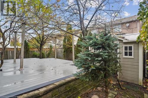 View of wooden terrace - 5021 Bunton Crescent, Burlington, ON - Outdoor