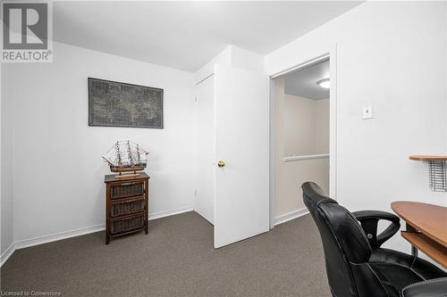 Office space with dark carpet - 305 East 24Th Street, Hamilton, ON - Indoor Photo Showing Other Room