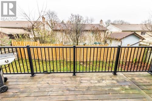 View of wooden deck - 39 Keewatin Avenue, Kitchener, ON - Outdoor