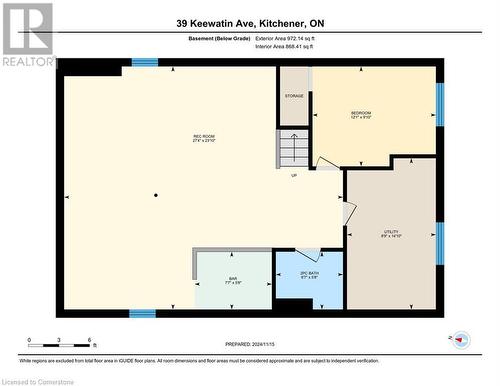 Floor plan - 39 Keewatin Avenue, Kitchener, ON - Other