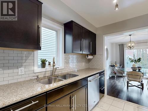 43 Eastport Drive, Toronto, ON - Indoor Photo Showing Kitchen With Double Sink With Upgraded Kitchen