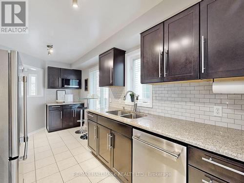 43 Eastport Drive, Toronto, ON - Indoor Photo Showing Kitchen With Double Sink With Upgraded Kitchen