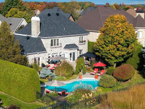 Face arriÃ¨re - 8 Rue De Rambouillet, Blainville, QC - Outdoor With In Ground Pool With View