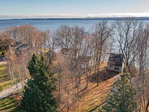 Photo aÃ©rienne - 183 Rue De L'Estran, Neuville, QC - Outdoor With Body Of Water With View