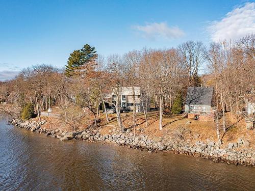 Photo aÃ©rienne - 183 Rue De L'Estran, Neuville, QC - Outdoor With Body Of Water With View