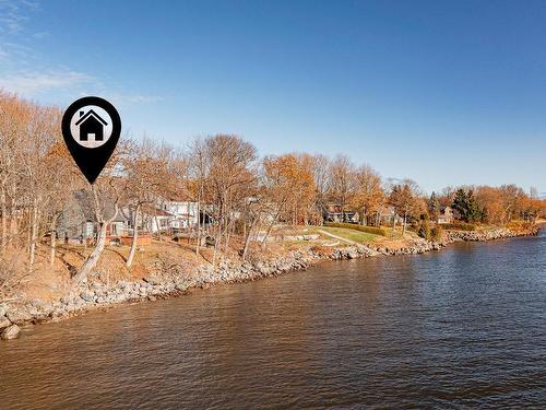 Photo aÃ©rienne - 183 Rue De L'Estran, Neuville, QC - Outdoor With Body Of Water With View