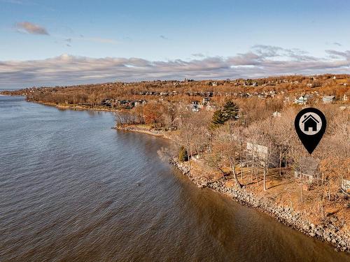 Photo aÃ©rienne - 183 Rue De L'Estran, Neuville, QC - Outdoor With Body Of Water With View