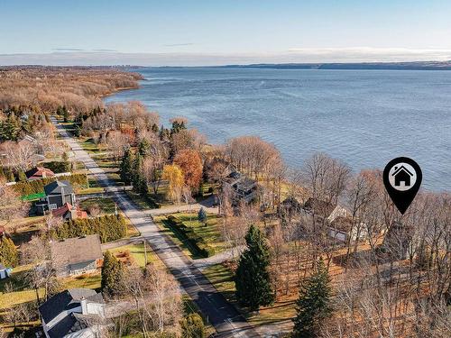 Photo aÃ©rienne - 183 Rue De L'Estran, Neuville, QC - Outdoor With Body Of Water With View