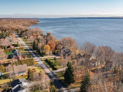 Photo aÃ©rienne - 183 Rue De L'Estran, Neuville, QC - Outdoor With Body Of Water With View