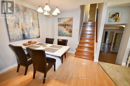 Dinner Room leading to Upper Level - 1800 Attawandaron Road, London, ON - Indoor Photo Showing Dining Room