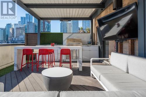 812 - 80 Front Street E, Toronto, ON - Outdoor With Deck Patio Veranda With Exterior