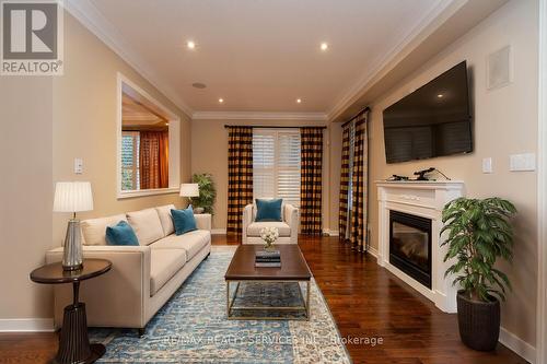 21 Whitbread Crescent, Ajax, ON - Indoor Photo Showing Living Room With Fireplace