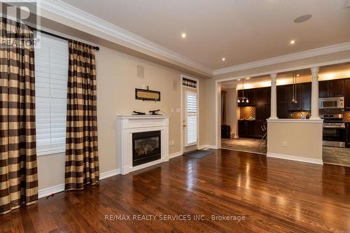 21 Whitbread Crescent, Ajax, ON - Indoor Photo Showing Living Room With Fireplace