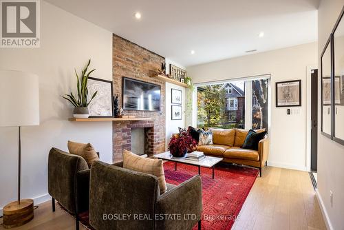 11 Prince Rupert Avenue, Toronto, ON - Indoor Photo Showing Living Room With Fireplace