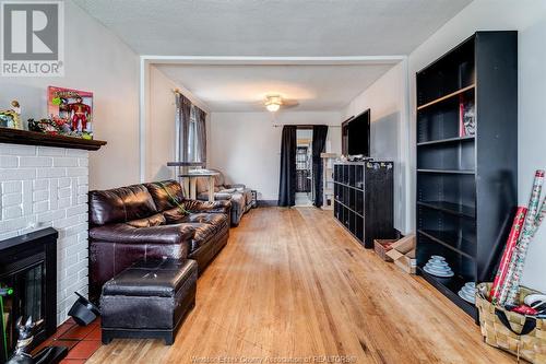 2241 Windermere, Windsor, ON - Indoor Photo Showing Living Room With Fireplace