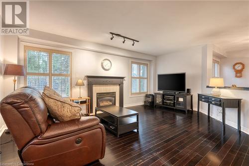 146 Kitty Murray Lane, Ancaster, ON - Indoor Photo Showing Living Room With Fireplace