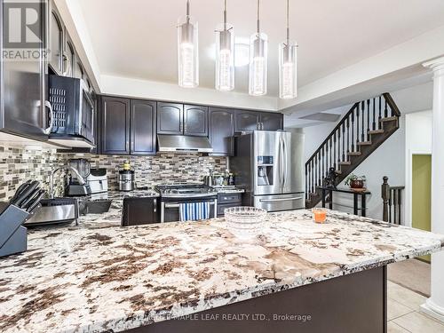 87 Celestial Crescent, Hamilton, ON - Indoor Photo Showing Kitchen With Stainless Steel Kitchen With Double Sink With Upgraded Kitchen