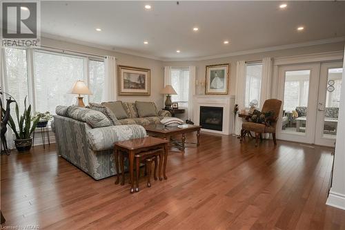 11 Mcdonald Court, Tillsonburg, ON - Indoor Photo Showing Living Room With Fireplace