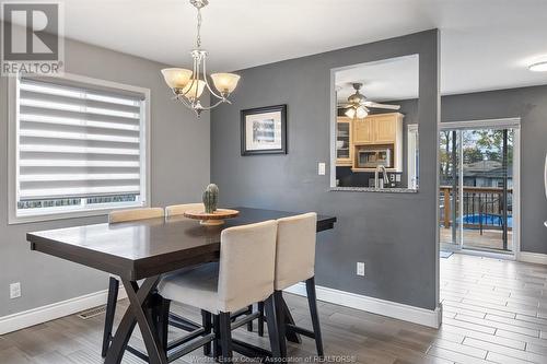 2950 Clemenceau Boulevard, Windsor, ON - Indoor Photo Showing Dining Room