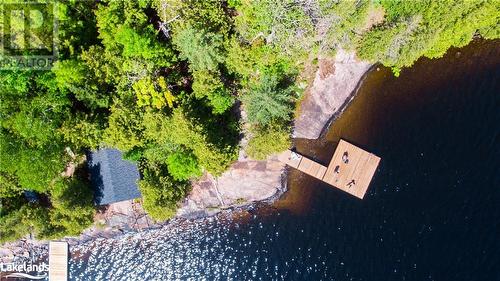 Aerial view - 231 Grandview/Hilltop Drive, Huntsville, ON - Outdoor With Body Of Water