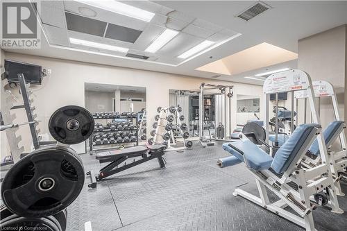 135 James Street Unit# 1115, Hamilton, ON - Indoor Photo Showing Gym Room