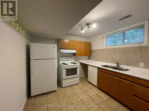 Lower - 25 Glenridge Road, Barrie, ON - Indoor Photo Showing Kitchen With Double Sink