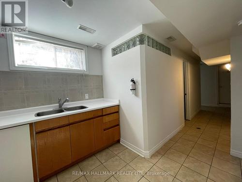 Lower - 25 Glenridge Road, Barrie, ON - Indoor Photo Showing Kitchen With Double Sink