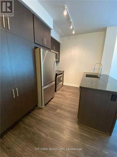 508 - 4055 Parkside Village Drive, Mississauga, ON - Indoor Photo Showing Kitchen With Stainless Steel Kitchen