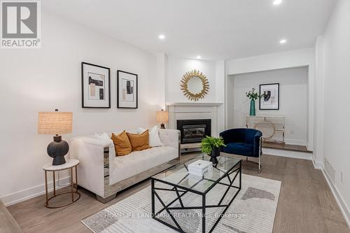 9 Eastman Crescent, Newmarket, ON - Indoor Photo Showing Living Room With Fireplace