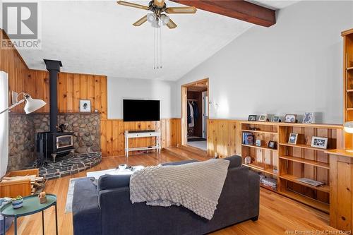 490 Glengarry Place, Fredericton, NB - Indoor With Fireplace