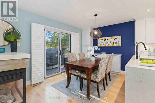 5756 Whitehorn Avenue, Mississauga, ON - Indoor Photo Showing Dining Room With Fireplace