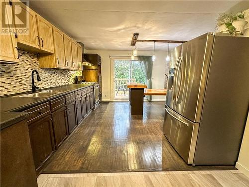 10 Campbell Street E, Little Current, ON - Indoor Photo Showing Kitchen With Double Sink