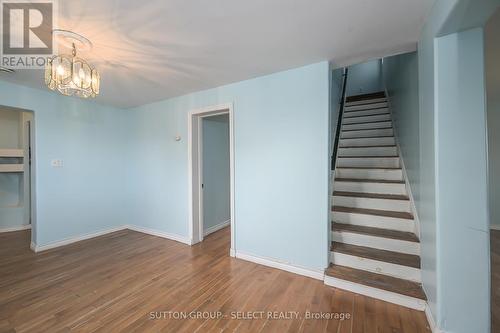 Dining room, door to bedroom and stairs - 22919 Hagerty Road, Newbury, ON - Indoor Photo Showing Other Room