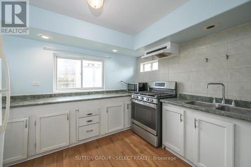 Kitchen - 22919 Hagerty Road, Newbury, ON - Indoor Photo Showing Kitchen With Double Sink