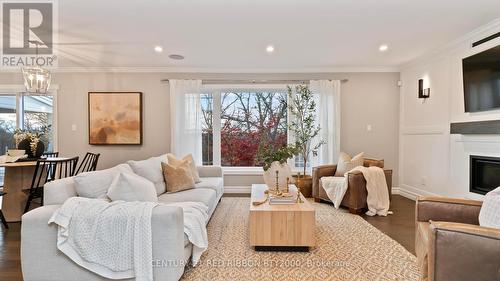 2300 Lime Kiln Drive, London, ON - Indoor Photo Showing Living Room With Fireplace