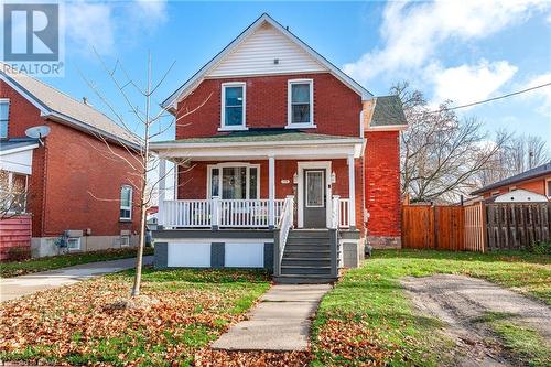 View of front of property with a porch - 175 Mcnab St, Stratford, ON - Outdoor With Deck Patio Veranda