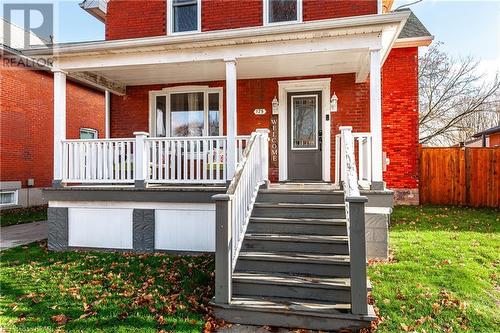 Doorway to property with a yard - 175 Mcnab St, Stratford, ON - Outdoor With Deck Patio Veranda With Facade