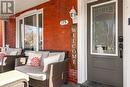 Doorway to property featuring covered porch - 175 Mcnab St, Stratford, ON  - Outdoor With Deck Patio Veranda With Exterior 