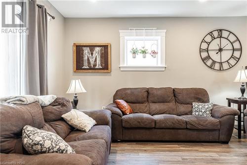 Living room featuring hardwood / wood-style flooring - 175 Mcnab St, Stratford, ON - Indoor Photo Showing Living Room