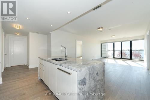 208 - 118 Merchants' Wharf, Toronto, ON - Indoor Photo Showing Kitchen With Double Sink With Upgraded Kitchen