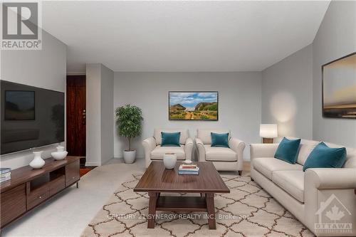 507 - 2020 Jasmine Crescent, Ottawa, ON - Indoor Photo Showing Living Room