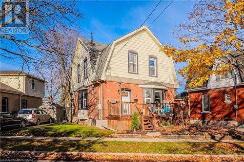 View of property featuring a front lawn - 20 Sarah Street, Brantford, ON - Outdoor