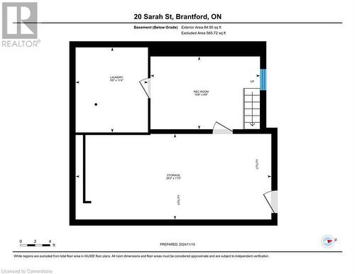 Floor plan - 20 Sarah Street, Brantford, ON - Other