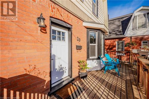 View of entrance to property - 20 Sarah Street, Brantford, ON - Outdoor With Exterior