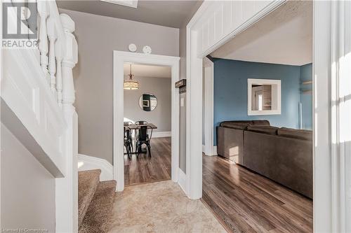 Hall with hardwood / wood-style flooring - 20 Sarah Street, Brantford, ON - Indoor Photo Showing Other Room