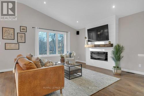 42 Walt Street, Brighton, ON - Indoor Photo Showing Living Room With Fireplace