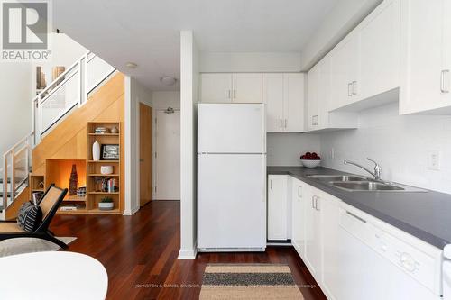 210 - 800 King Street W, Toronto, ON - Indoor Photo Showing Kitchen With Double Sink