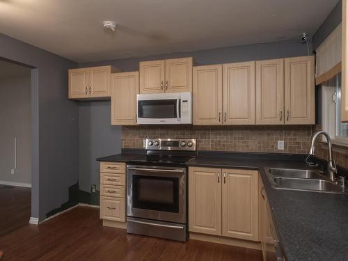 725 Ernestine Avenue, Thunder Bay, ON - Indoor Photo Showing Kitchen With Double Sink