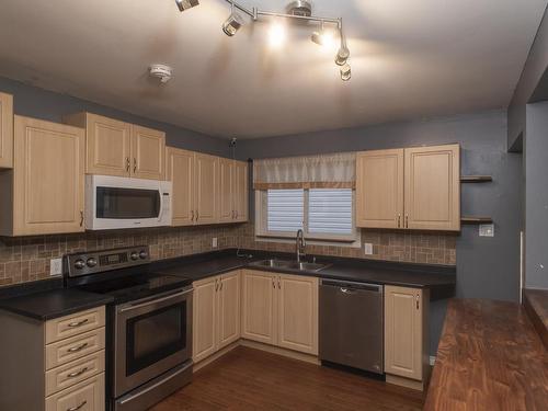 725 Ernestine Avenue, Thunder Bay, ON - Indoor Photo Showing Kitchen With Double Sink